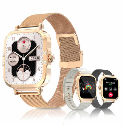 Fitness smartwatch for women, 1.75' AMOLED display, IP68 waterproof smartwatch EW03